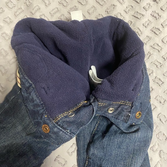 ❤️3/$30❤️Baby Gap Fleece Lined Jeans 6-12mths - Picture 3 of 6